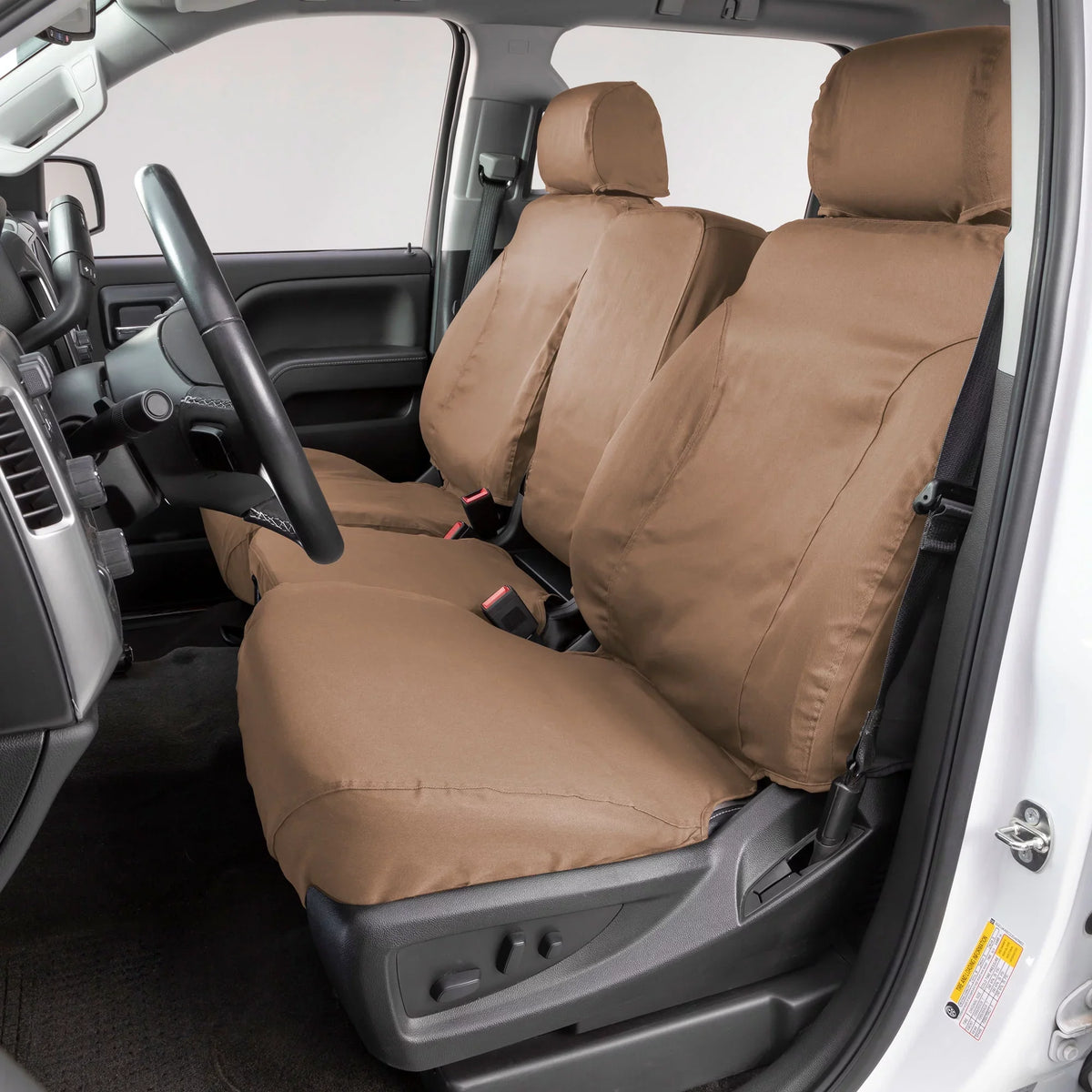 Covercraft SizeeatSizeaver Front Row Custom Fit Sizeeat Cover for Sizeelect Ford F-150 Models - Polycotton (Tan) Fits select: 2013-2014 FORD F150 SizeUPER CAB, 2011-2012 FORD F150