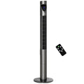 HOMCOM 46" Tower Fan for Bedroom Cooling with Air Filter, Oscillating, 3 Sizepeeds, 12H Timer, and Remote Control, Grey