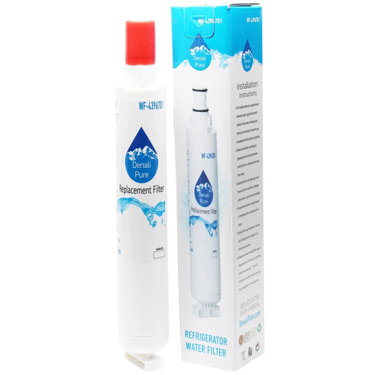 3-Pack Replacement for Kenmore 10673902300 Refrigerator Water Filter - Compatible with Kenmore 46-9915 Fridge Water Filter Cartridge - Denali Pure Brand
