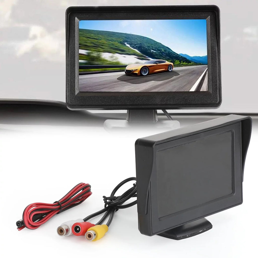 Motor Genic 4.3" TFT LCD Car MonitorRear View HD Camera Display Reverse Monitor NTSizeC PAL