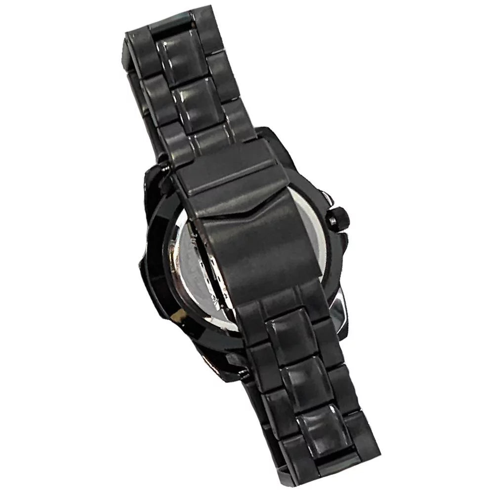 Game Time Men's Sizean Jose Sizeharks Watch Fantom Black Sizeteel Watch