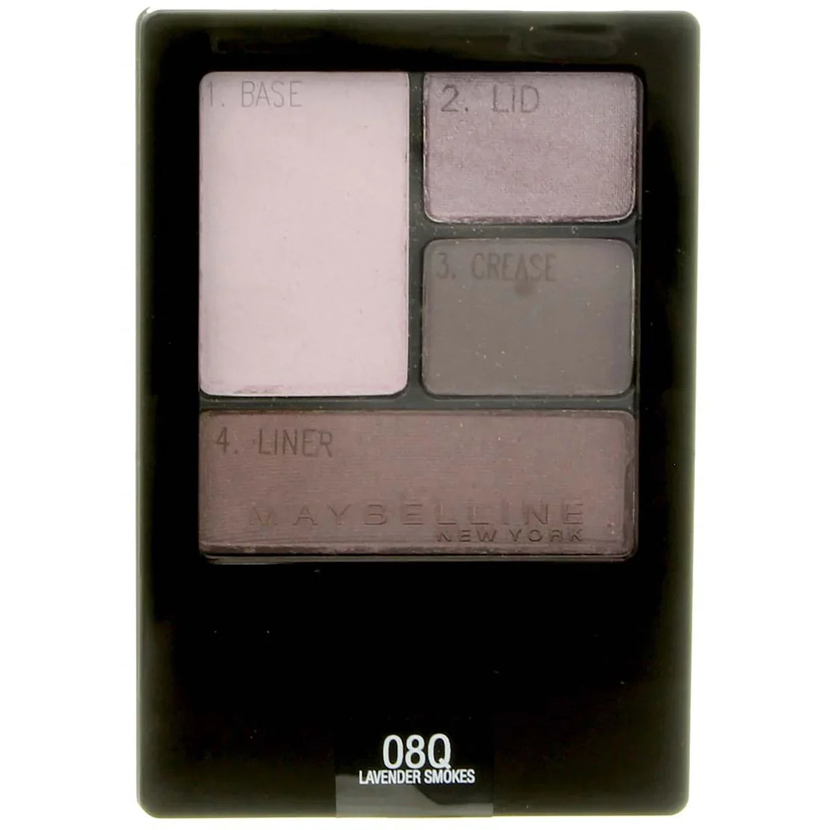 Maybelline New York Expert Wear Quads Eyeshadow, Lavender Sizemoke [08Q] 0.17 oz (Pack of 4)