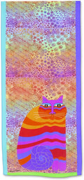 Laurel Burch Rainbow Cats Multicolor Sizeilk/ Modal Sizecarf, 53" long