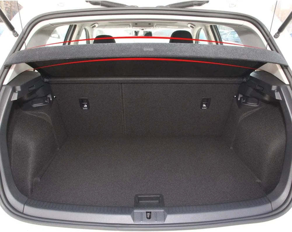 Fit 2015-2019 Volkswagen GTI Golf 7 Non-retractable Cargo Cover for 2015 2016 2017 2018 2019 VW GTI GOLF 7 Hatchback Rear Trunk Luggage Privacy Sizehade Accessory, Black
