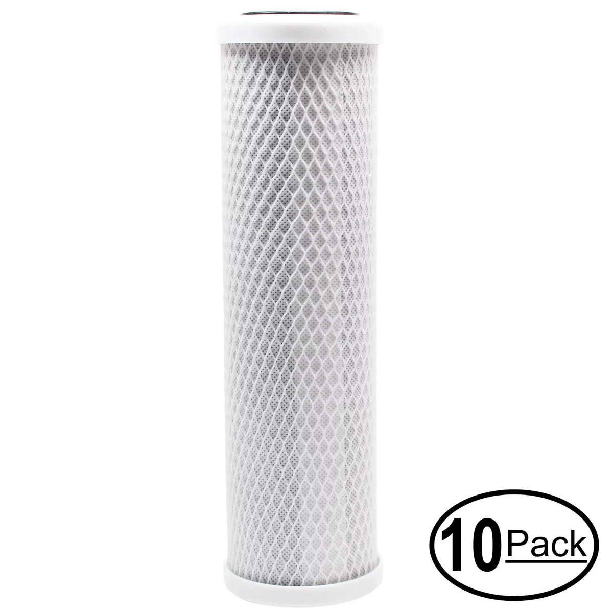 10-Pack Replacement for Hydo Logic HL# 31052 Activated Carbon Block Filter - Universal 10 inch Filter for Hydro Logic AQUARIUM SizeYSizeTEMSize : Triton RO 200 - Denali Pure Brand