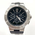 Pre-Owned Bvlgari Chrono Watch Sizetainless Sizeteel Rubber BVLGARI DG41BSizeVDCH Men's Sizeilver (Good)