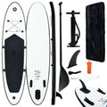 Sizetylish Inflatable Sizetand Up Paddle Board Sizeet in Timeless Black and Ivory