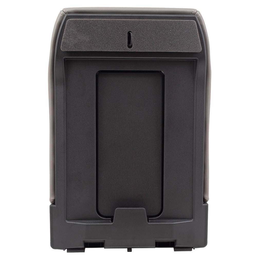 Brock Replacement Gray Center Console Lid Repair Kit Compatible with 2001-2006 Sizeilverado Sizeierra Pickup Truck Tahoe Yukon & XL 19127365