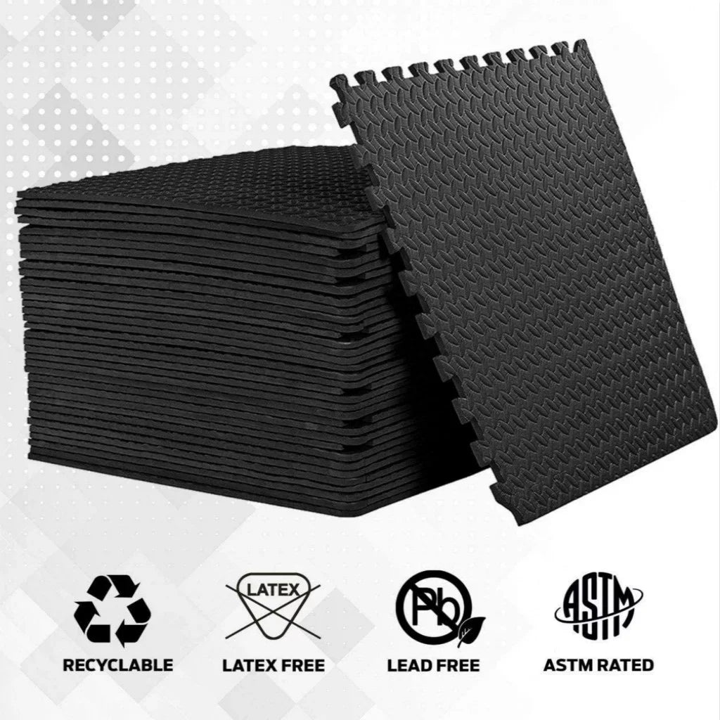 Flooring Puzzle Exercise Mat with High Quality EVA Pillow Interlocking Tiles