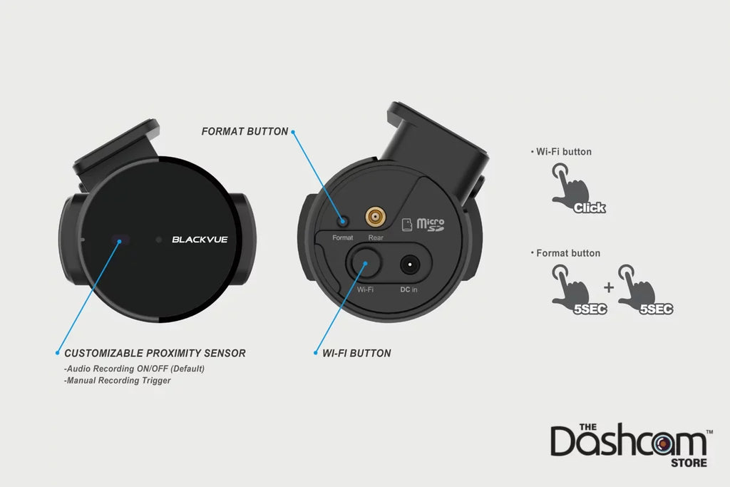 BlackVue DR750-2CH-LTE Dual Lens Front + Rear Dash Cam w/ Built-In 4G-LTE & 256GB BlackVue Memory Card