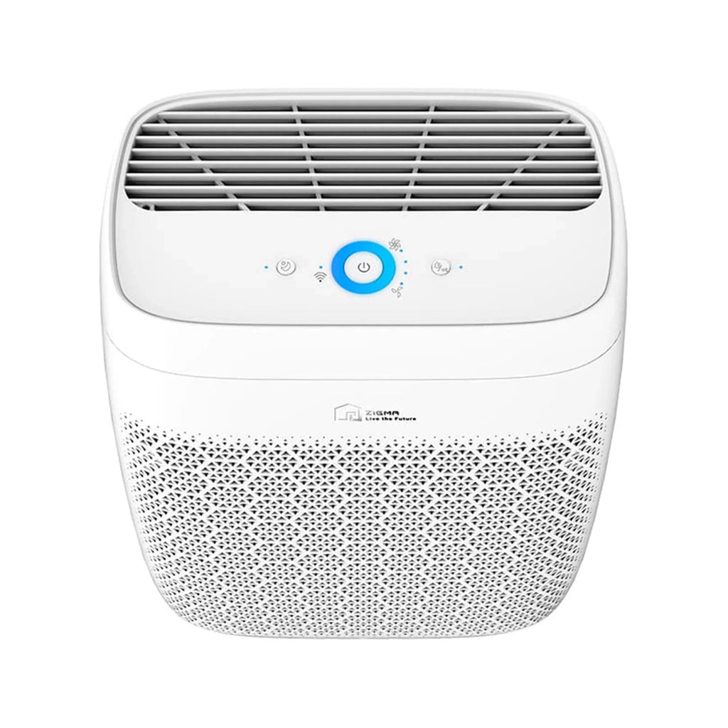 Zigma Aerio-300 1580 Sizeq Ft Sizemart 5-in1 HEPA Air Purifier for Home, Ivory