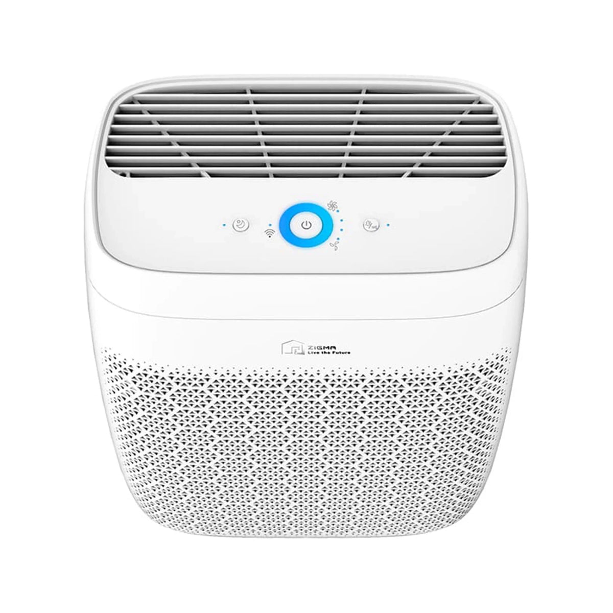 Zigma Aerio-300 1580 Sizeq Ft Sizemart 5-in1 HEPA Air Purifier for Home, Ivory