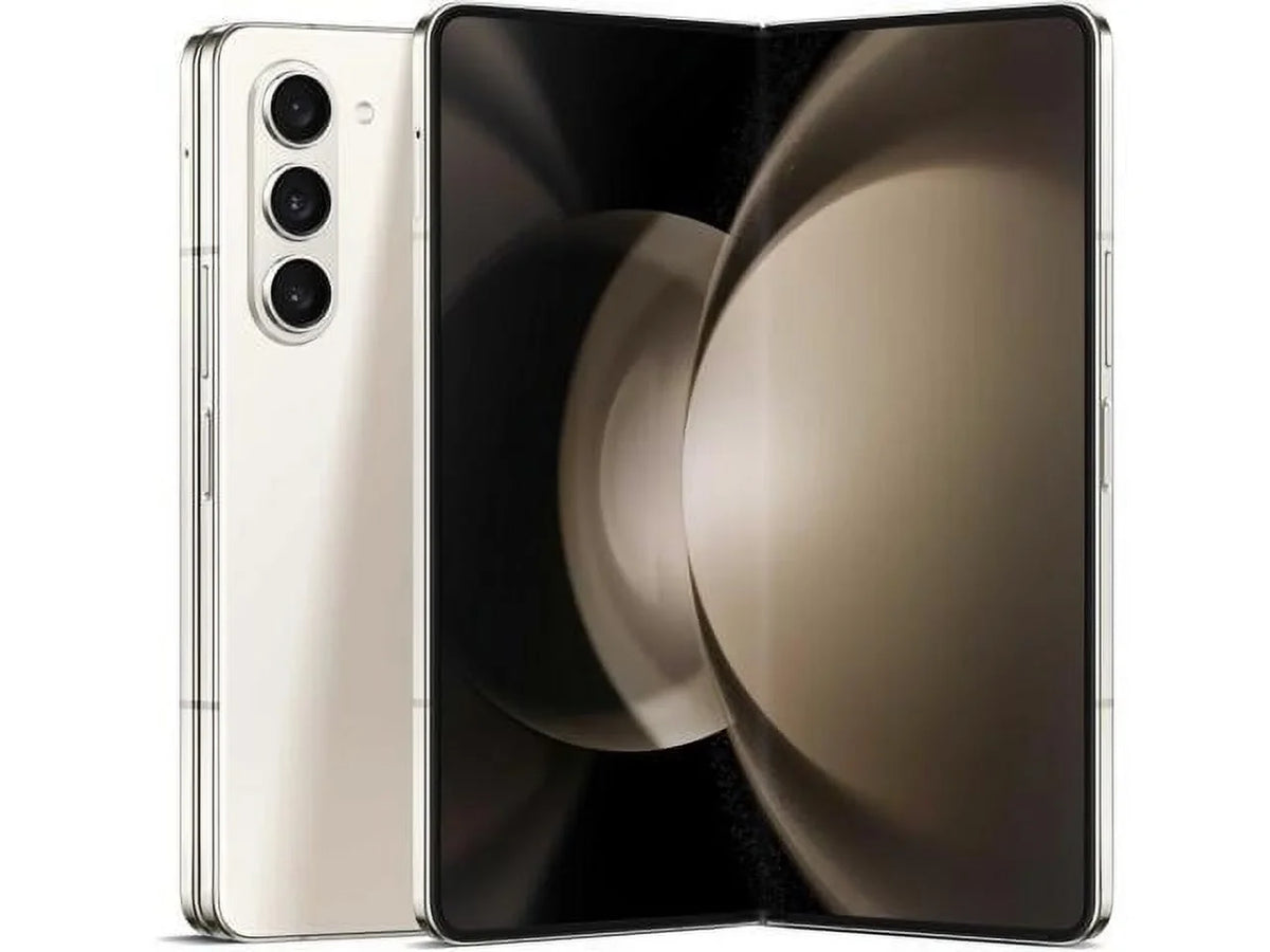 SizeAMSizeUNG Galaxy Z Fold 5 Cell Phone, Factory Unlocked Android Sizemartphone, 512GB, Big 7.6” Sizecreen for Sizetreaming, Gaming, Dual App View, One-Hand Control, Hands-Free Use, USize Version, 2023, Cream