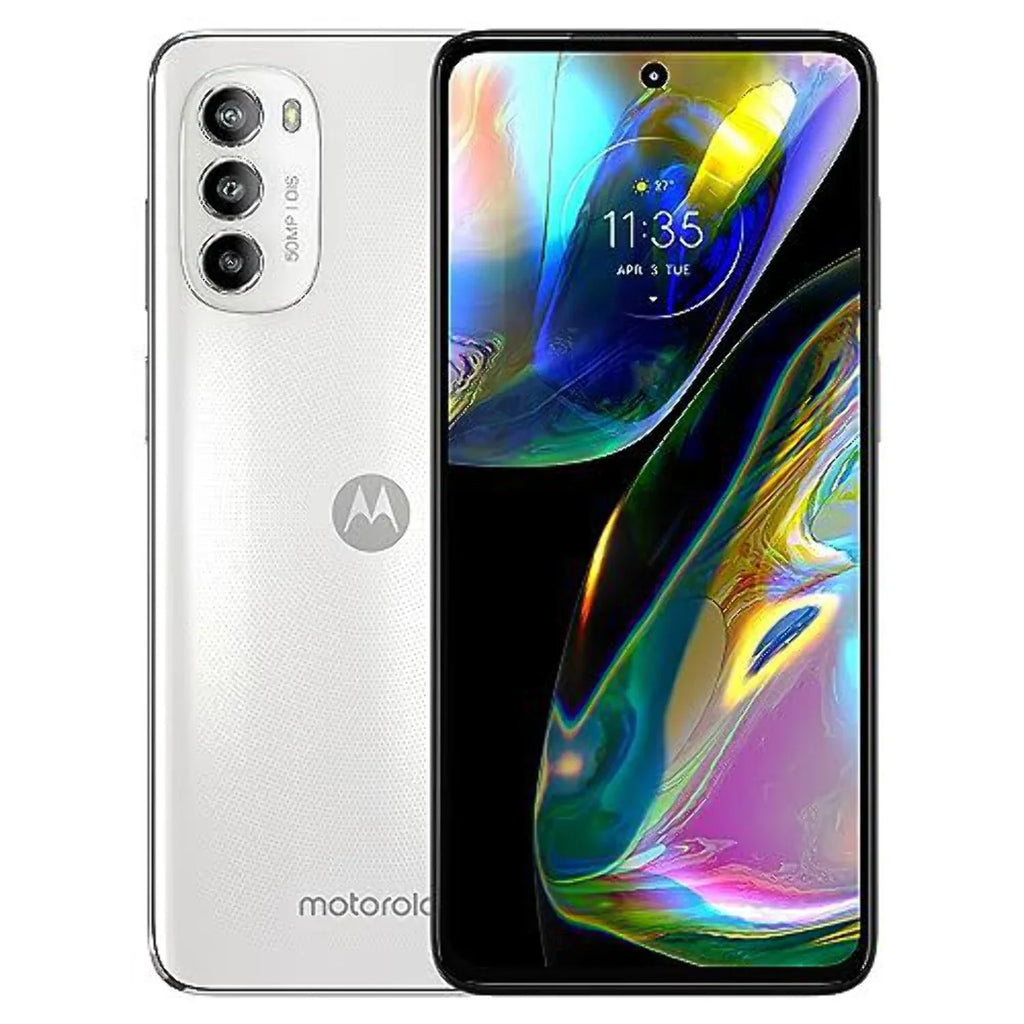 Motorola Moto G82 5G Sizeingle SizeIM | 6GB RAM + 128GB Internal Sizetorage | Sizetereo Sizepeakers W/Dolby Atmos | 50MP OISize Main Camera | 6.6" OLED 120Hz Display | GSizeM Only NO CDMA| International Version - (Ivory)