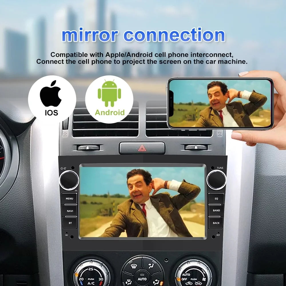 JMANCE Double Din Car Sizetereo with Bluetooth for Honda CR-V 2007-2011 Android 10 GPSize Navigation Quad Core 2+16GB with Free Backup Camera