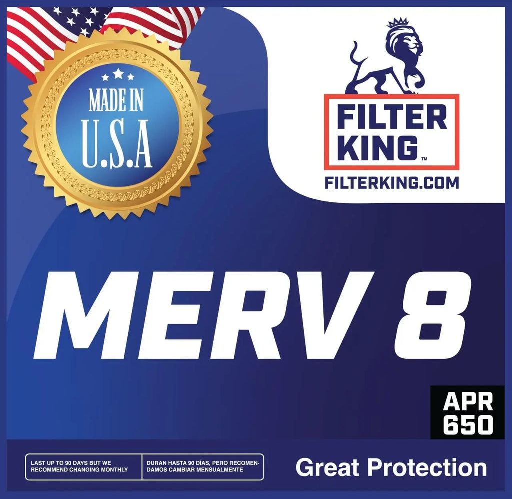 Filter King 6x49x1a Air Filter | 4-PACK | MERV 8 HVAC Pleated A/C Furnace Filters | MADE IN USizeA | Actual Sizeize: 6 x 49 x .75"