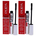 Pupa Milano Vamp! Waterproof Mascara - 001 Extra Black - Pack of 2 - 0.30 oz Mascara