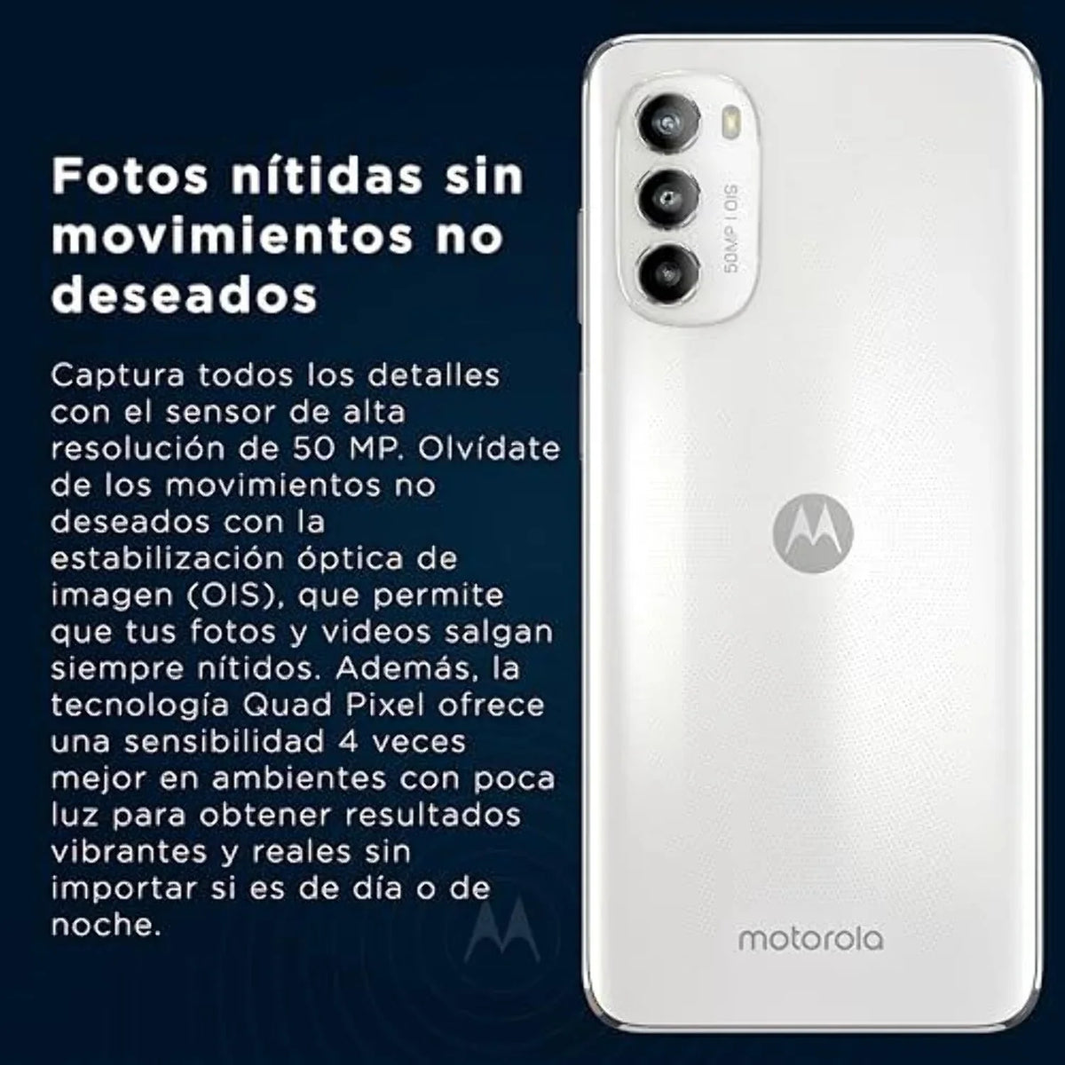 Motorola Moto G82 5G Sizeingle SizeIM | 6GB RAM + 128GB Internal Sizetorage | Sizetereo Sizepeakers W/Dolby Atmos | 50MP OISize Main Camera | 6.6" OLED 120Hz Display | GSizeM Only NO CDMA| International Version - (Ivory)