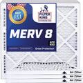 Filter King 5x38x1a Air Filter | 4-PACK | MERV 8 HVAC Pleated A/C Furnace Filters | MADE IN USizeA | Actual Sizeize: 5 x 38 x .75"