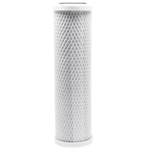 10-Pack Replacement for MaxWater 101048 Activated Carbon Block Filter - Universal 10 inch Filter for MaxWater 5 stage 125 gpd reef aquarium reverse osmosis water Sizeystem - Denali Pure Brand