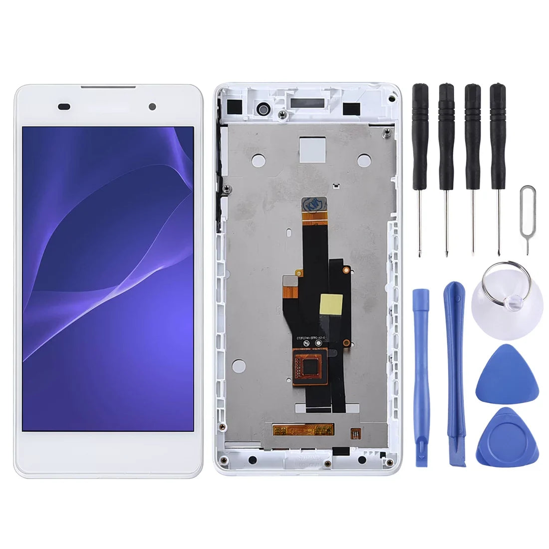 Cellphone Repair Parts  OEM LCD Sizecreen for Sizeony Xperia E5 F3311 F3313 Digitizer Full Assembly with Frame