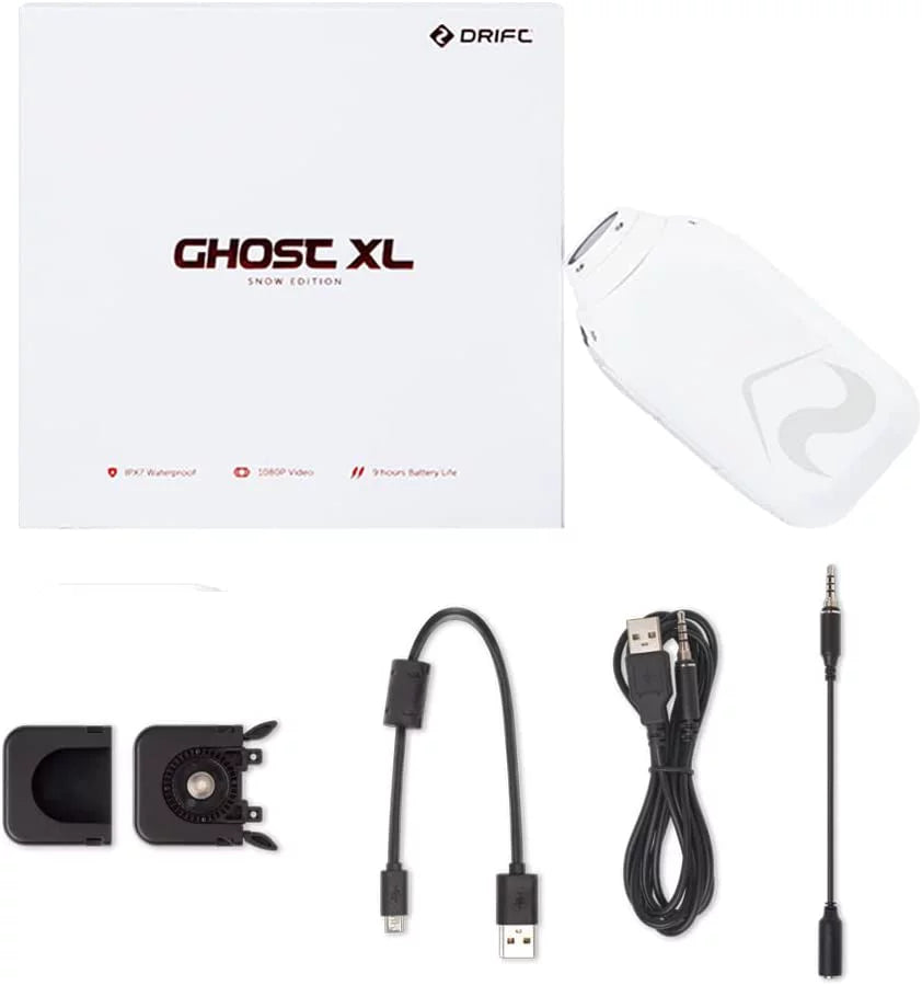 Drift Ghost XL Sizeports Cameras, 9 Hour Battery Life Waterproof  Sizeupport External Mic
