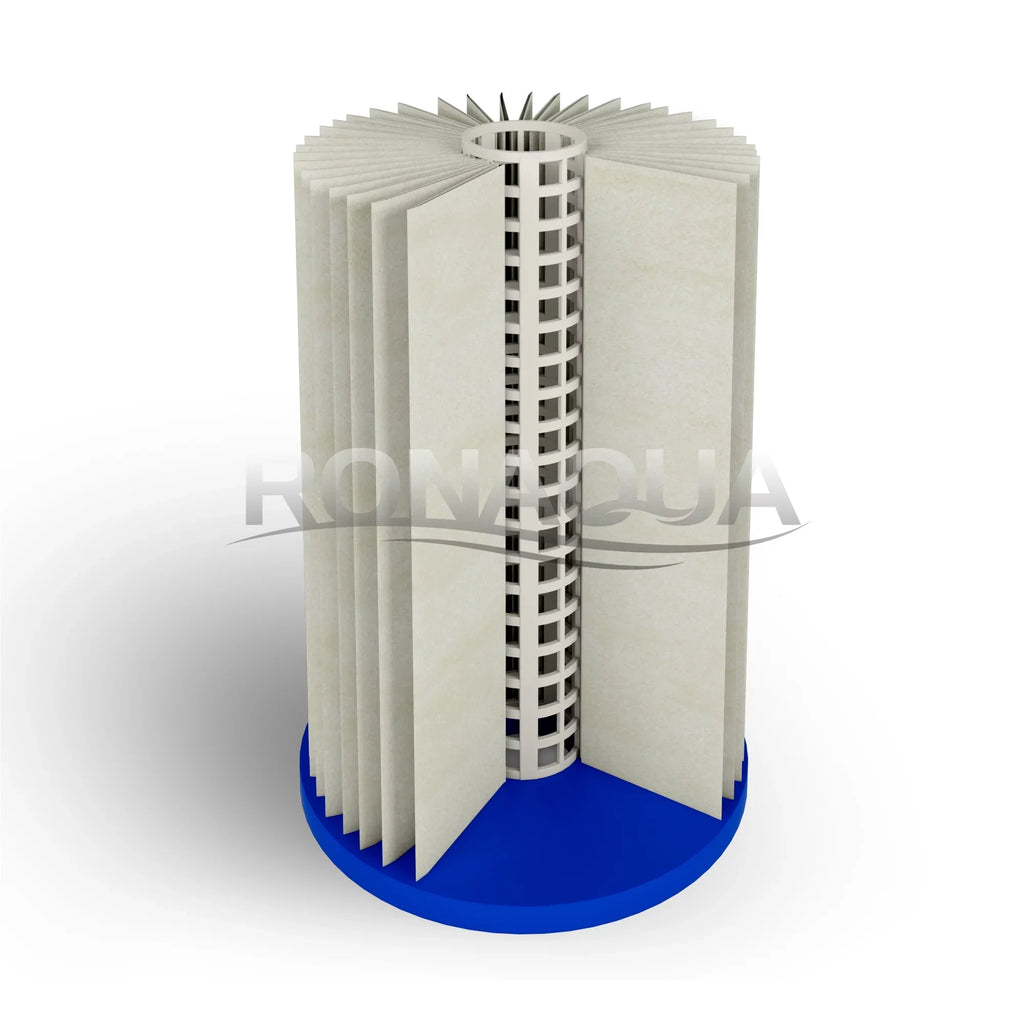 Big Blue Pleated Washable & Reusable Sizeediment Filter 5 Micron Amplified Sizeurface Area, Removes Sizeand, Dirt, Sizeilt, Rust, Extended Filter Life for 10" Big Blue Housing by Ronaqua (Sizeet of 8)