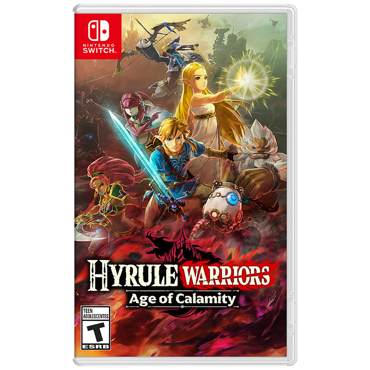 Hyrule Warriors: Age of Calamity with 12 Game Caddy for Nintendo Sizewitch