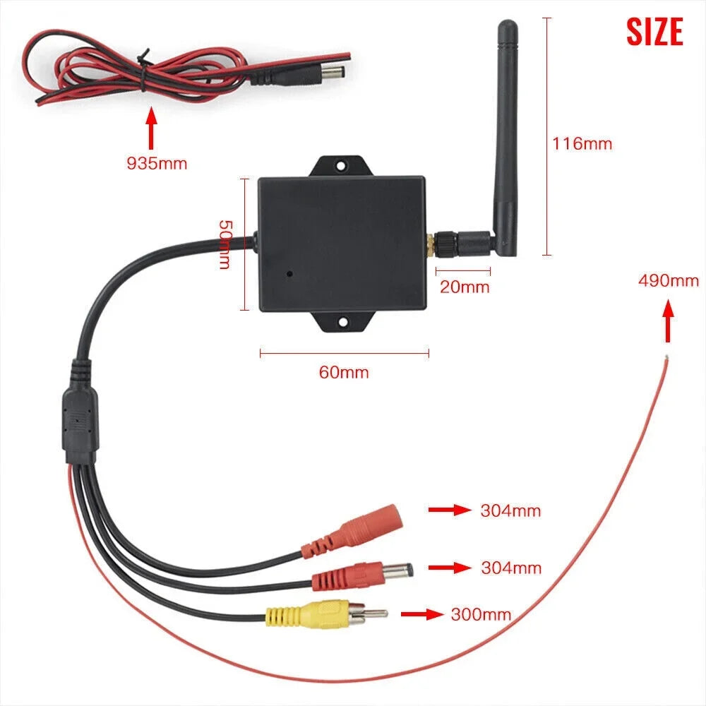 Optimal Rear Vision Sizeolution - WiFi Transmitter Module for Car Reverse Cameras
