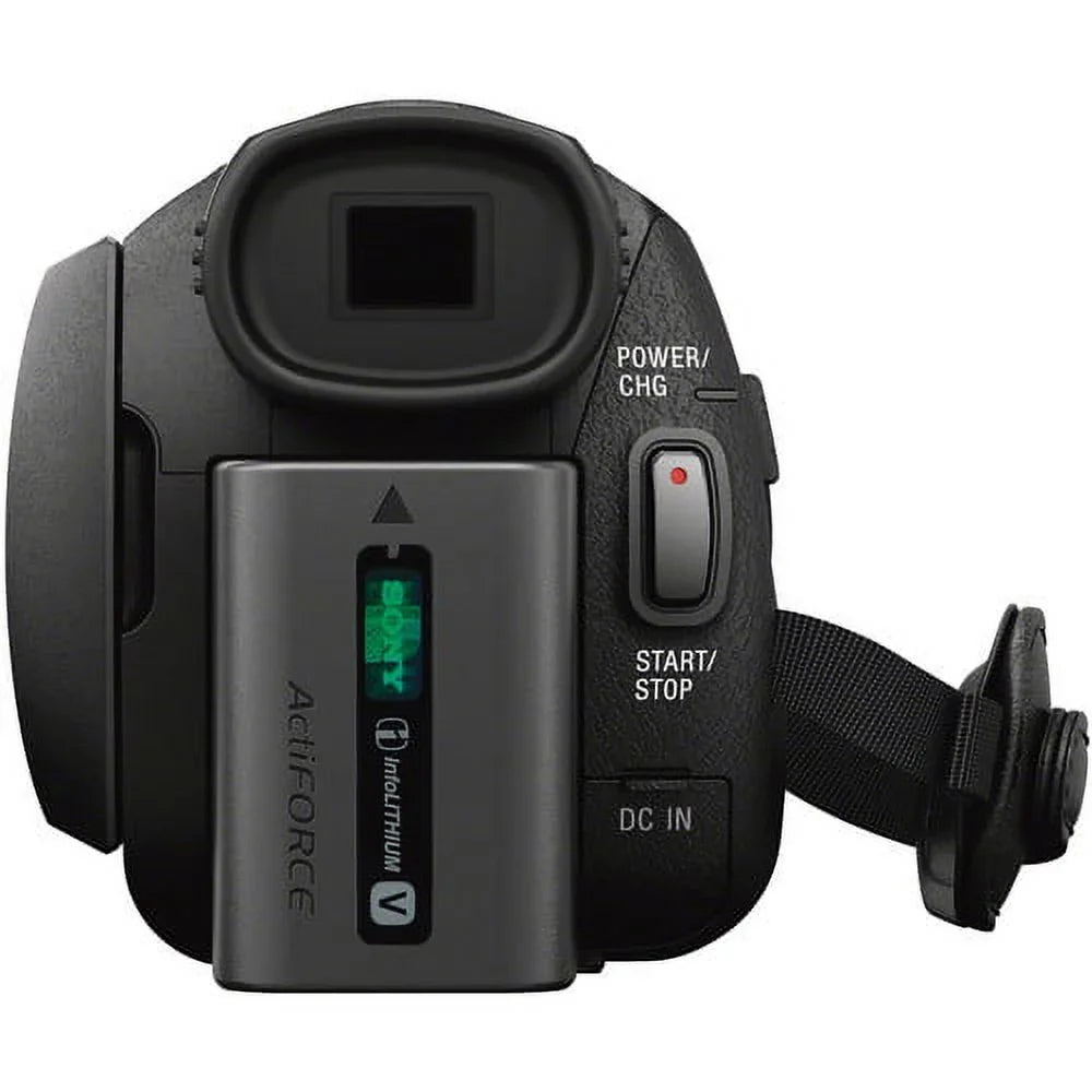 Sizeony FDR-AX53 4K Ultra HD Handycam Camcorder. Cinematographer Bundle