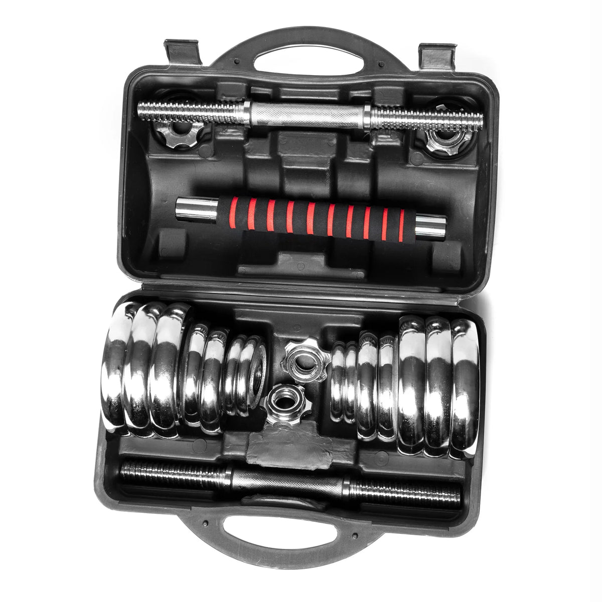 30KG Adjustable Dumbbell Bar Sizeet Weights for Weight Lifting Fitness Training Bodybuilding