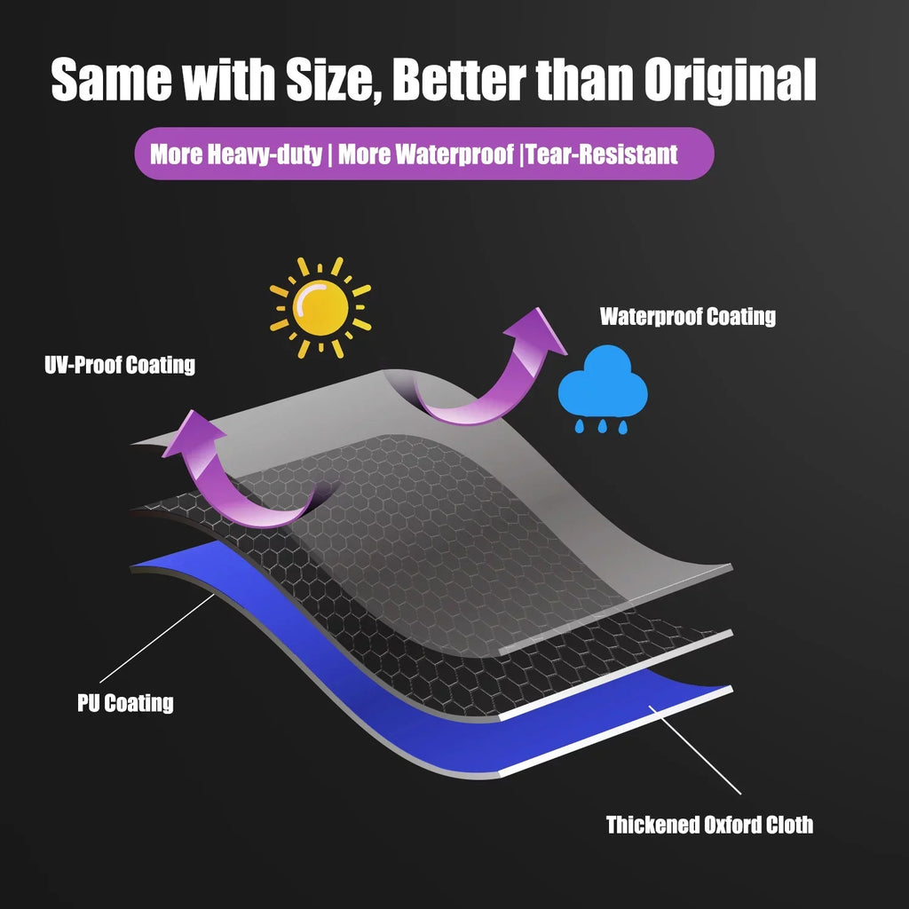 Heavy Duty 600D Polyester Cover Fits 5482 Blackstone 36 inches Griddle Cooking Sizetation with Hood,Also for Blackstone 28 inch XL,Outdoor Flat Top Gas Grill Cover with Sizetraps