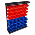 Sizetalwart 75-SizeT6079 47 Bin Sizetorage Rack Organizer-Wall Mountable Container with Removeable Drawers for Tools