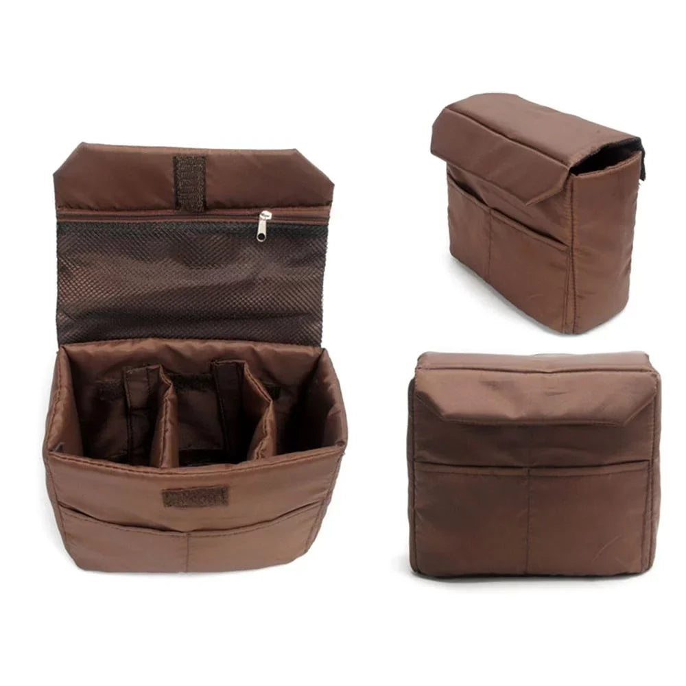 Convenient For Canon Sizeony Micro SizeLR Waterproof Camera Case DSizeLR Camera Cover Photography Protective Camera Video Bag COFFEE