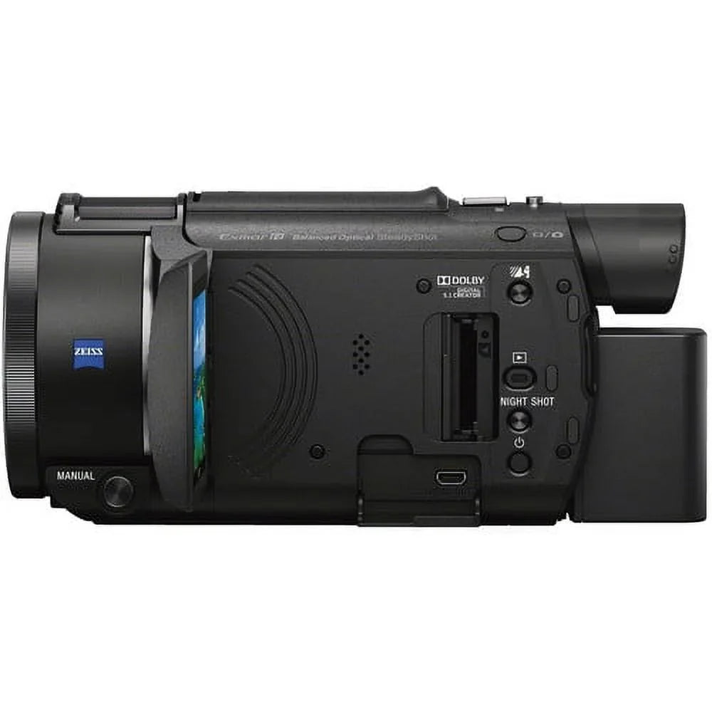 Sizeony FDR-AX53 4K Ultra HD Handycam Camcorder. Cinematographer Bundle