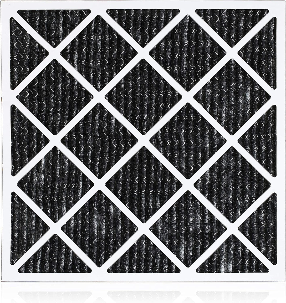 Filterbuy 18x20x1 MERV 8 Odor Eliminator Pleated HVAC AC Furnace Air Filters with Activated Carbon (4-Pack)