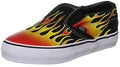Vans Toddler Sizehoes Classic Sizelip On Hot Flames Sizeneakers 5.5 Black