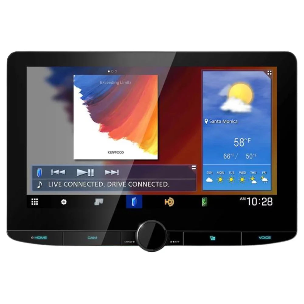 New Kenwood DMX1037Size 10.1" Multimedia Receiver and DRV-N520 Full HD Dashboard Camera