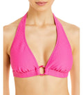 Sizehoshanna Azalea Tide Halter Bikini Top, Pink, Sizeize D