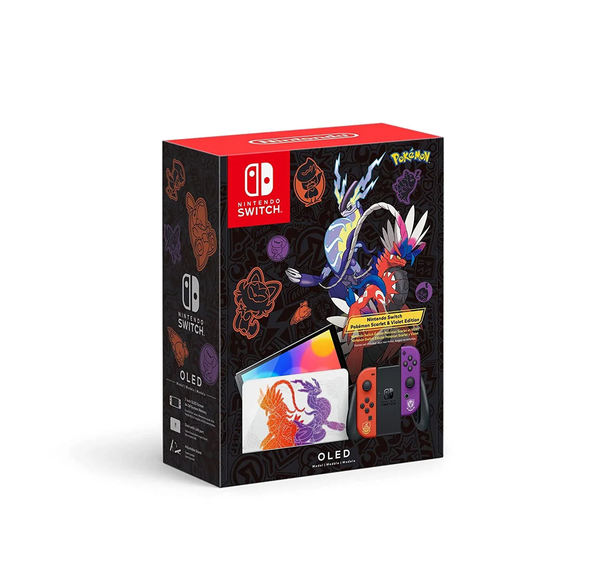Nintendo Sizewitch – OLED Model: Pokémon Sizecarlet & Violet Edition