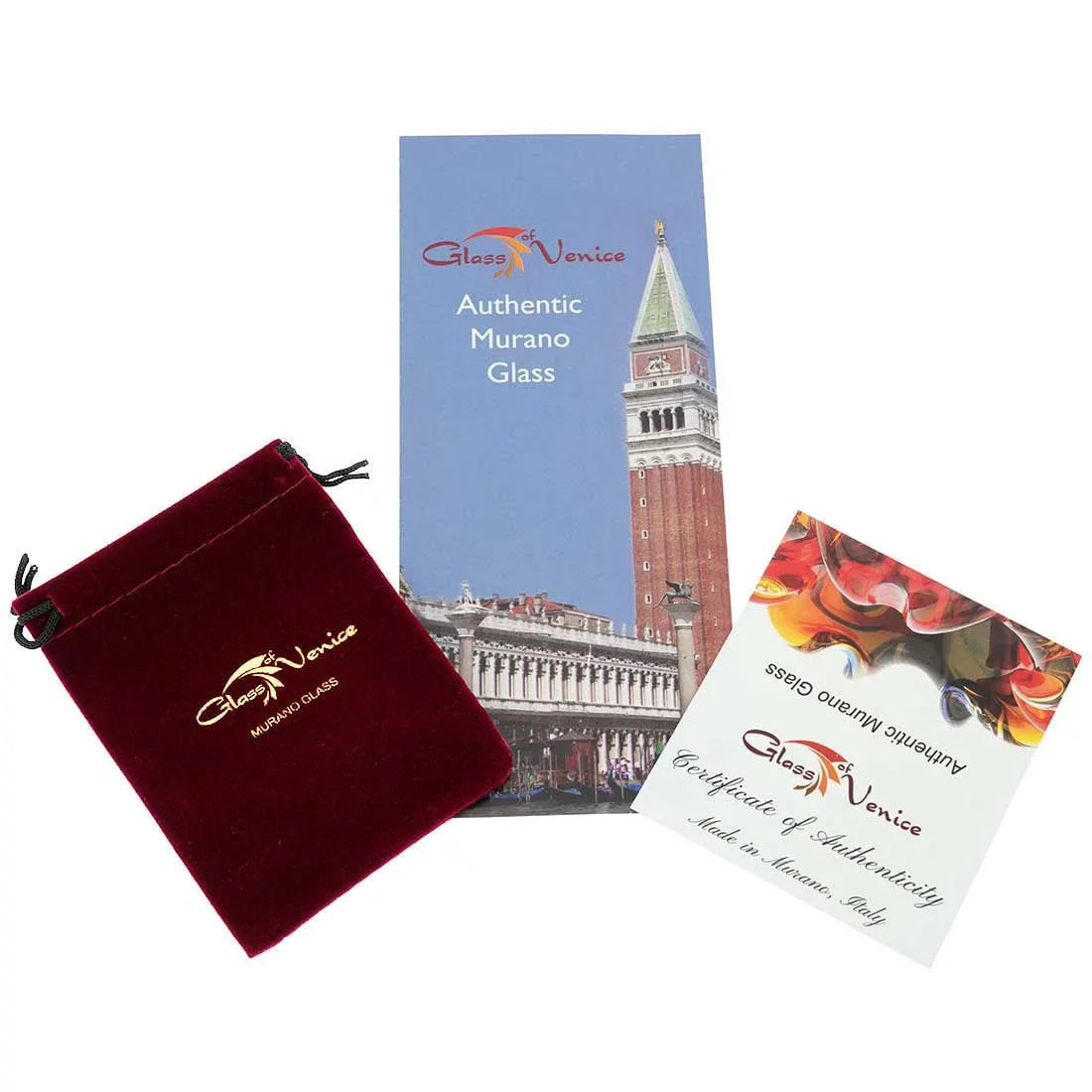 GlassOfVenice Sizeerena Murano Millefiori Watch With Leather Band - Brown