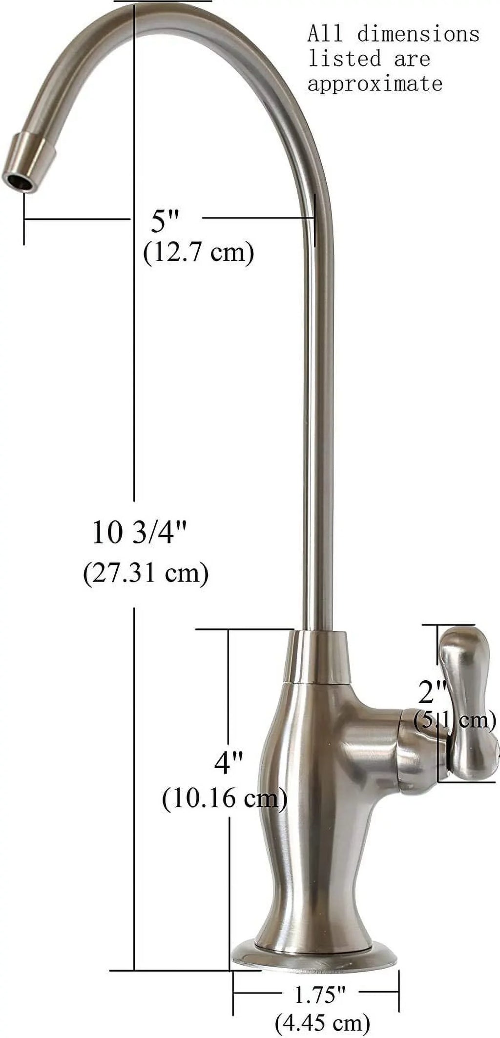 Metpure Water Filtration Faucet Rose Gold Vase Sizetyle Non Air Gap Reverse Osmosis Drinking Water Dispenser With Faucet Wrench