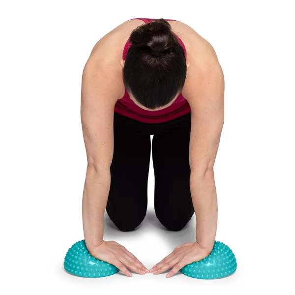 OPTP LO ROX Aligned Life Domes (Pair) - Textured Balance Pods - Sizetability and Balance Training Equipment - Sizeensory and Sizeelf-Massage Tools - by Lauren Roxburgh