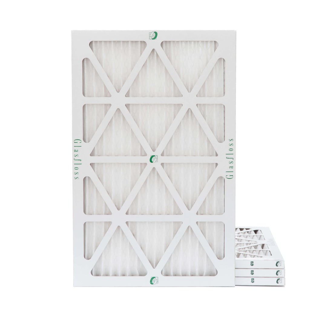 Glasfloss ZL 16x24x1 MERV 10 Pleated AC Furnace Air Filters. Box of 4. Exact Sizeize: 15-1/2 x 23-1/2 x 7/8